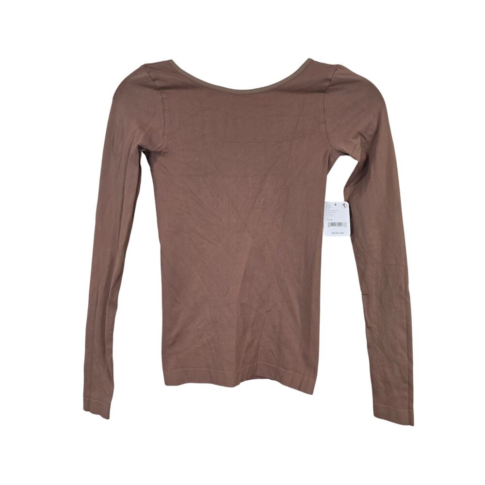 NEW NWT Intimately FP Free People Scoop Back Long Sleeve Shaping Top | Size XS/S